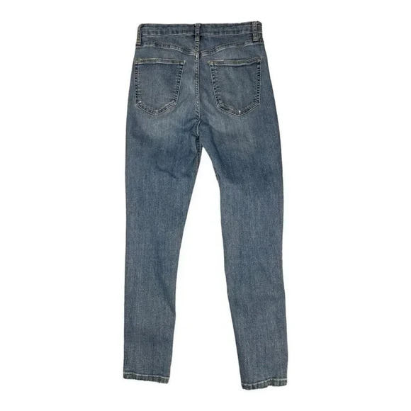 TopShop Women’s Size 30‎ (US Size 10) Moto Jamie Distressed Ankle Jeans - Picture 2 of 6